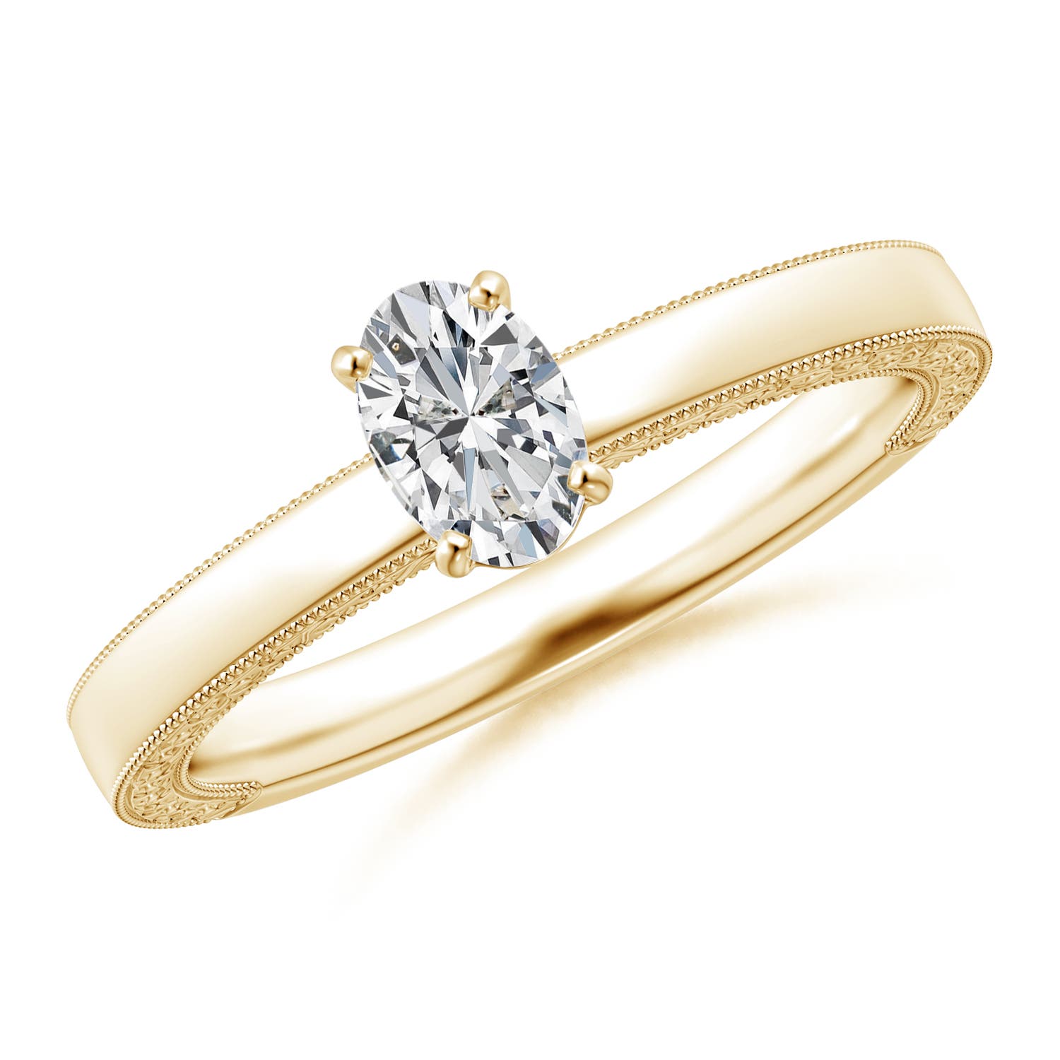 H, SI2 / 0.43 CT / 14 KT Yellow Gold