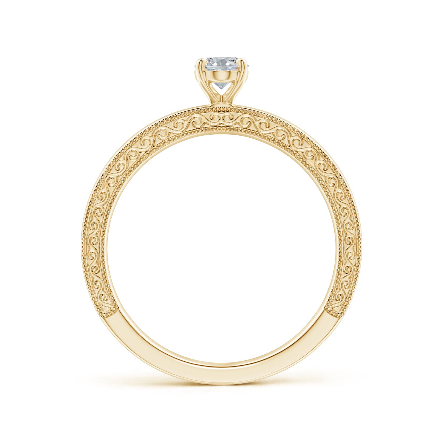 H, SI2 / 0.43 CT / 14 KT Yellow Gold