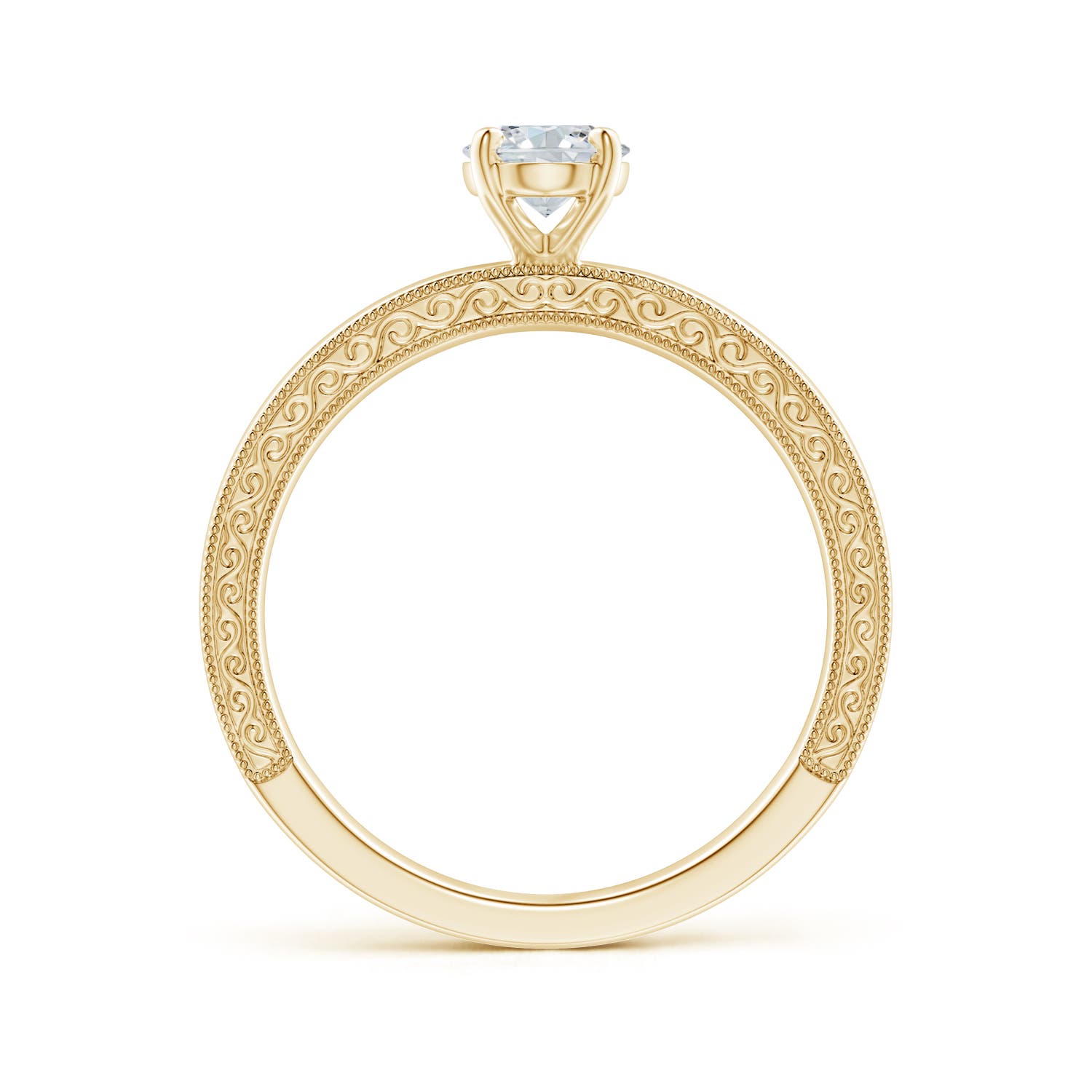 G, VS2 / 0.76 CT / 14 KT Yellow Gold