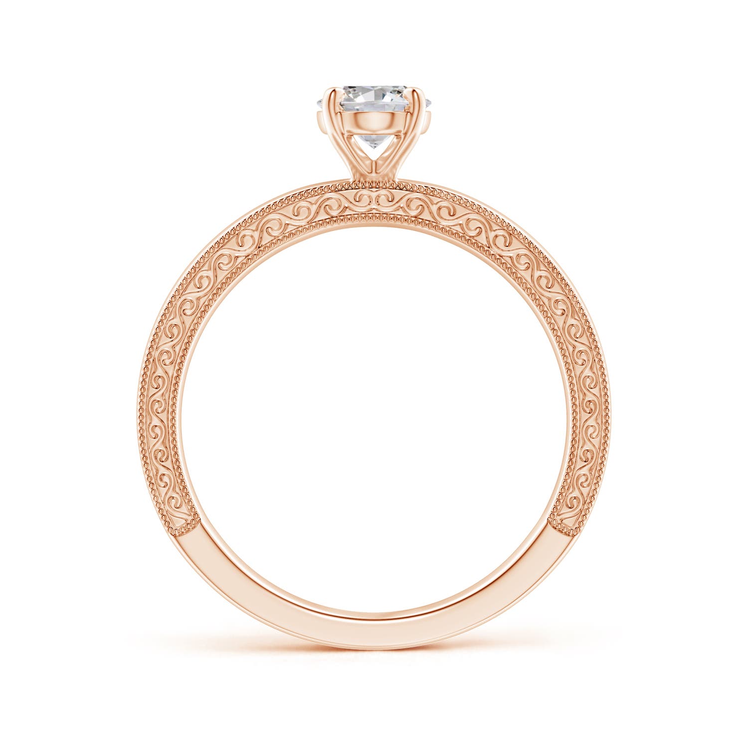 I-J, I1-I2 / 0.76 CT / 14 KT Rose Gold