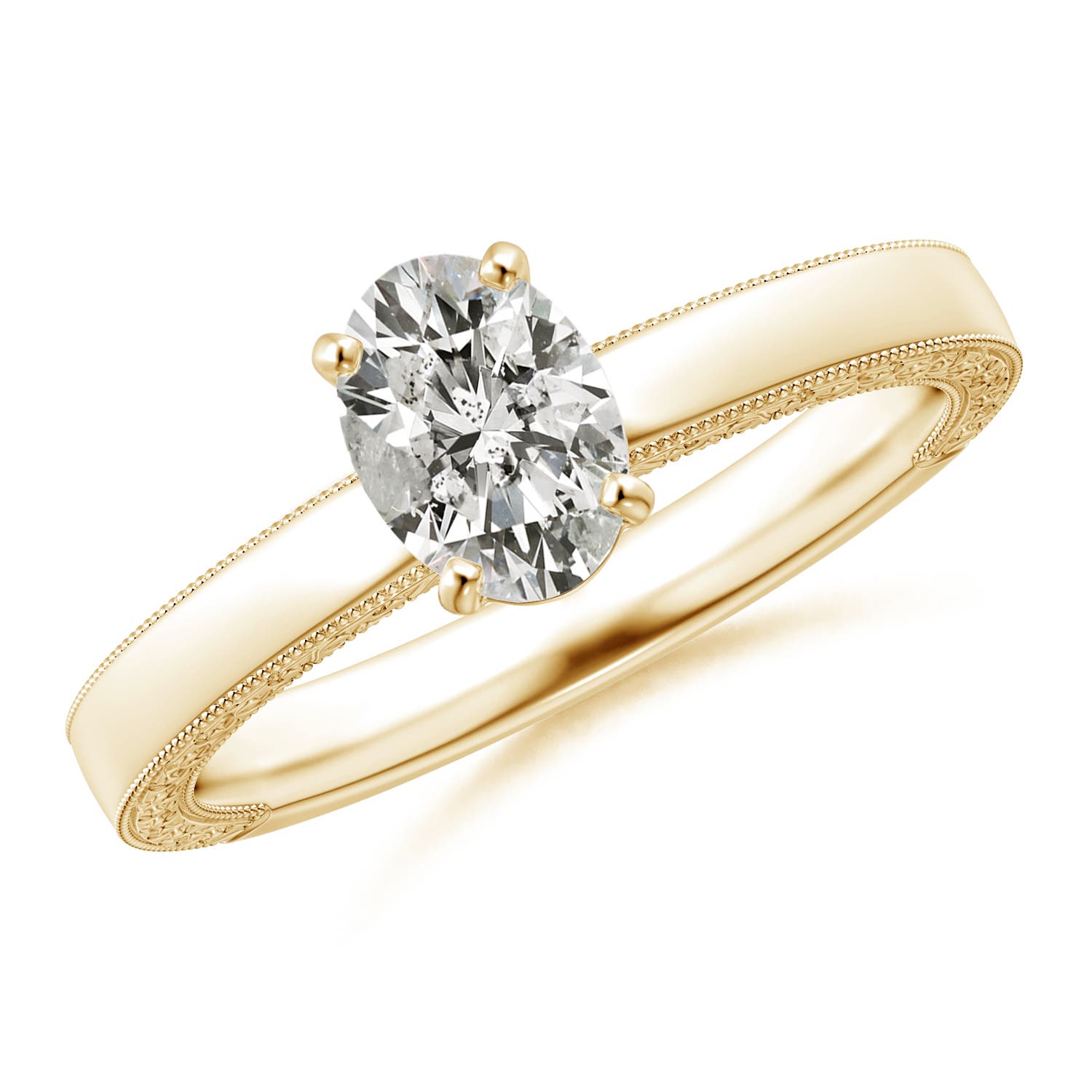 K, I3 / 0.76 CT / 14 KT Yellow Gold