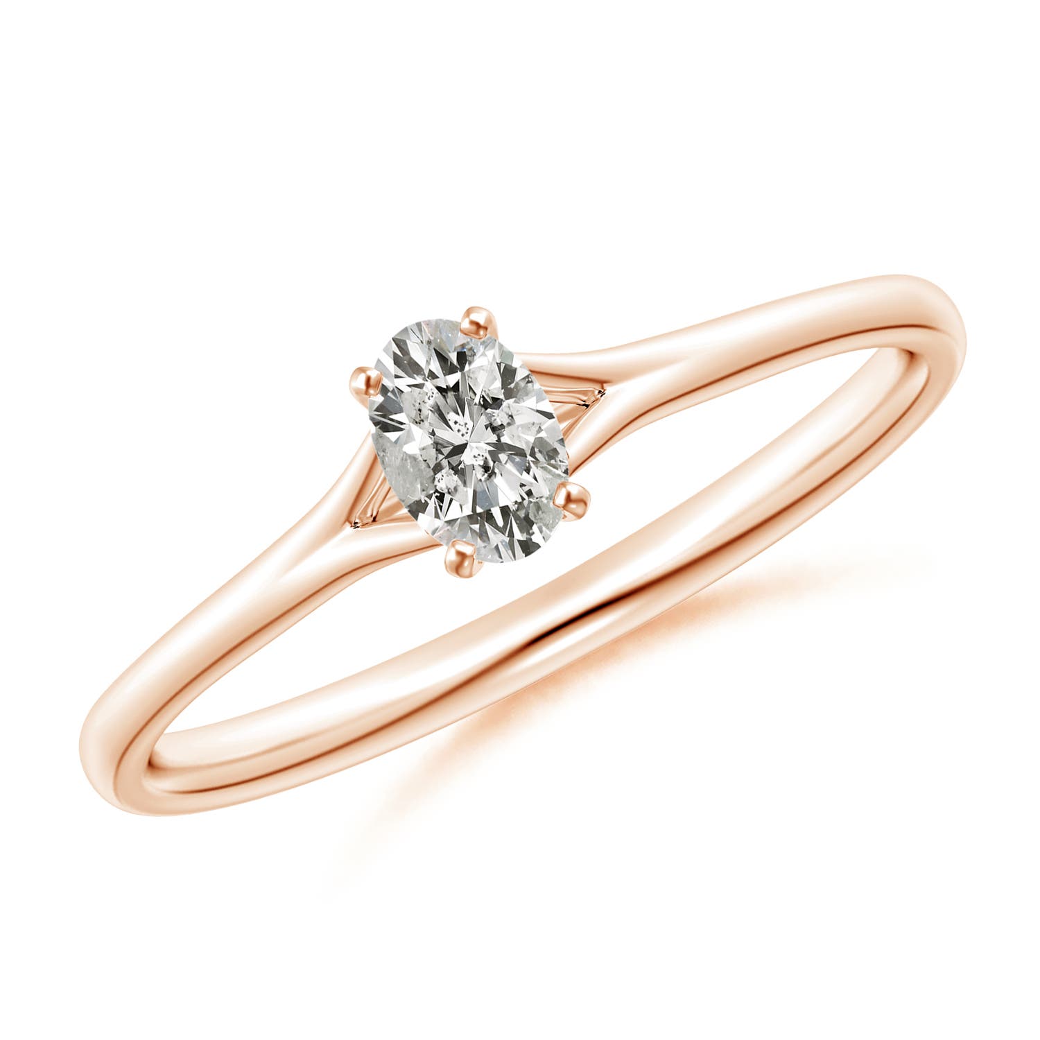 K, I3 / 0.21 CT / 14 KT Rose Gold