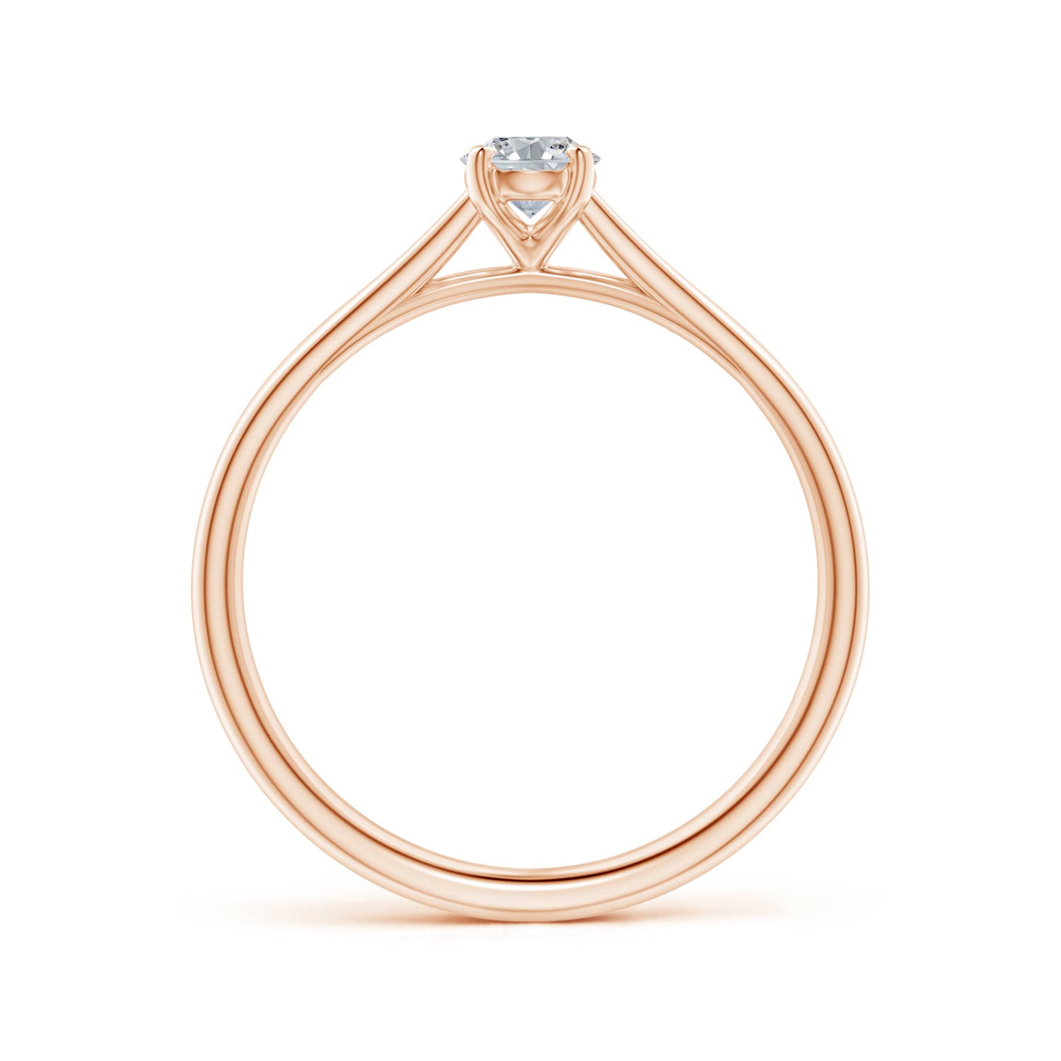 H, SI2 / 0.43 CT / 14 KT Rose Gold