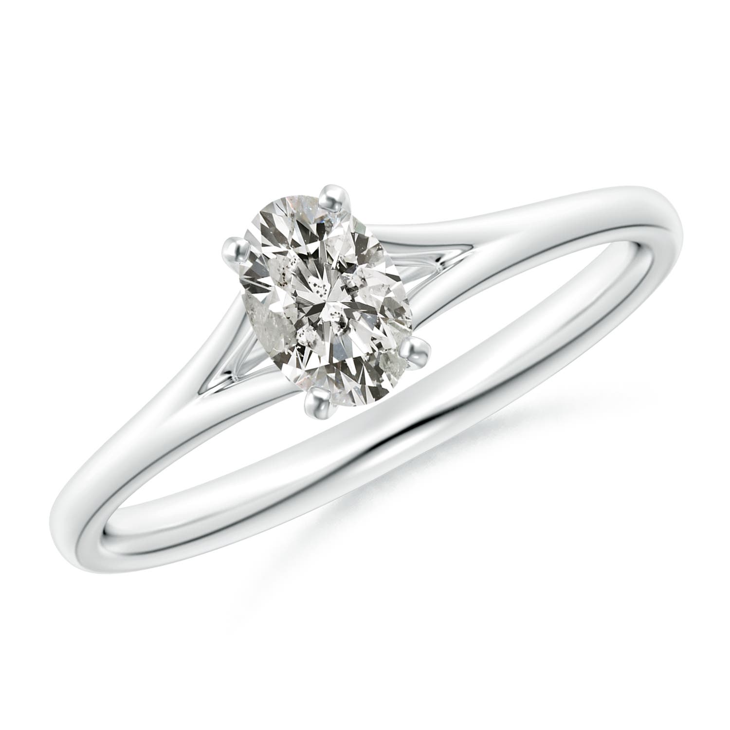 K, I3 / 0.43 CT / 14 KT White Gold