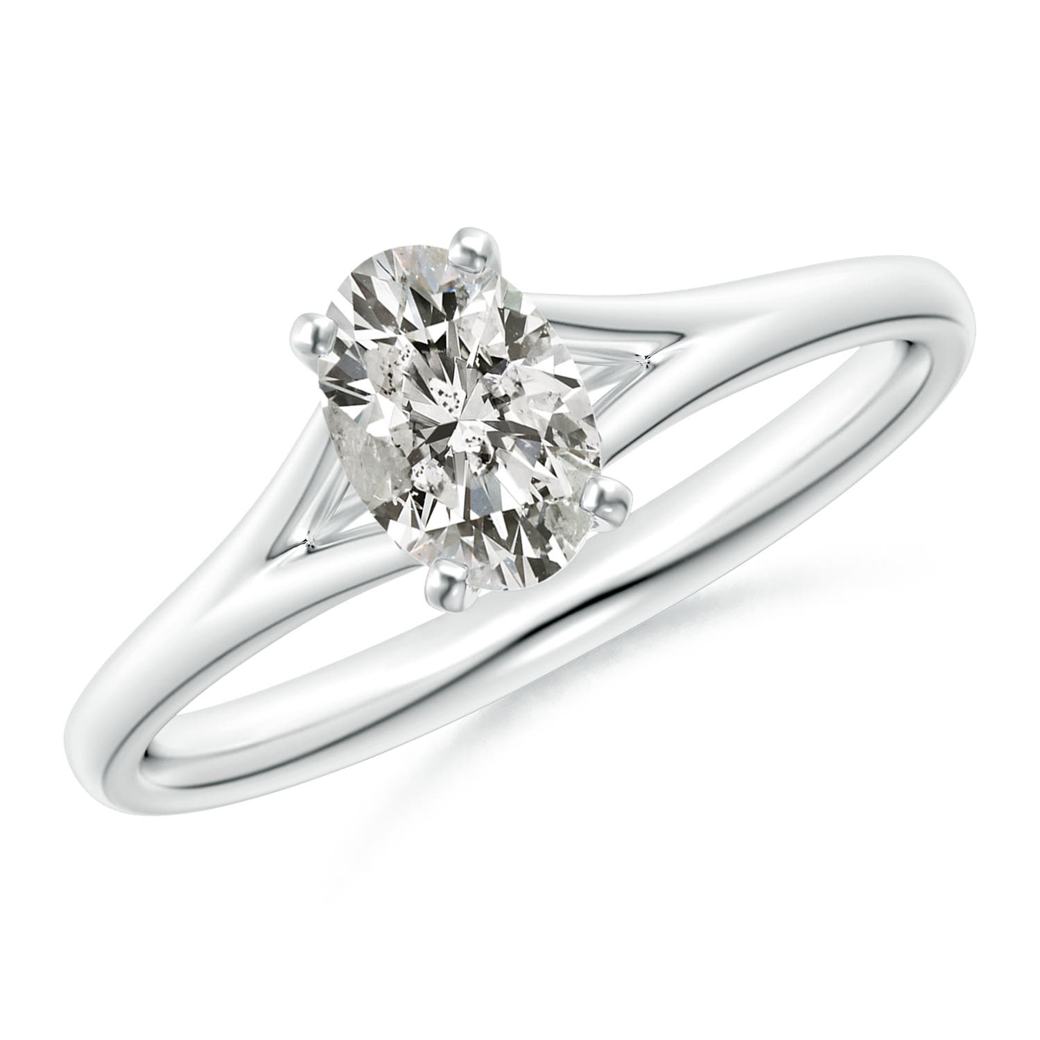 K, I3 / 0.76 CT / 14 KT White Gold