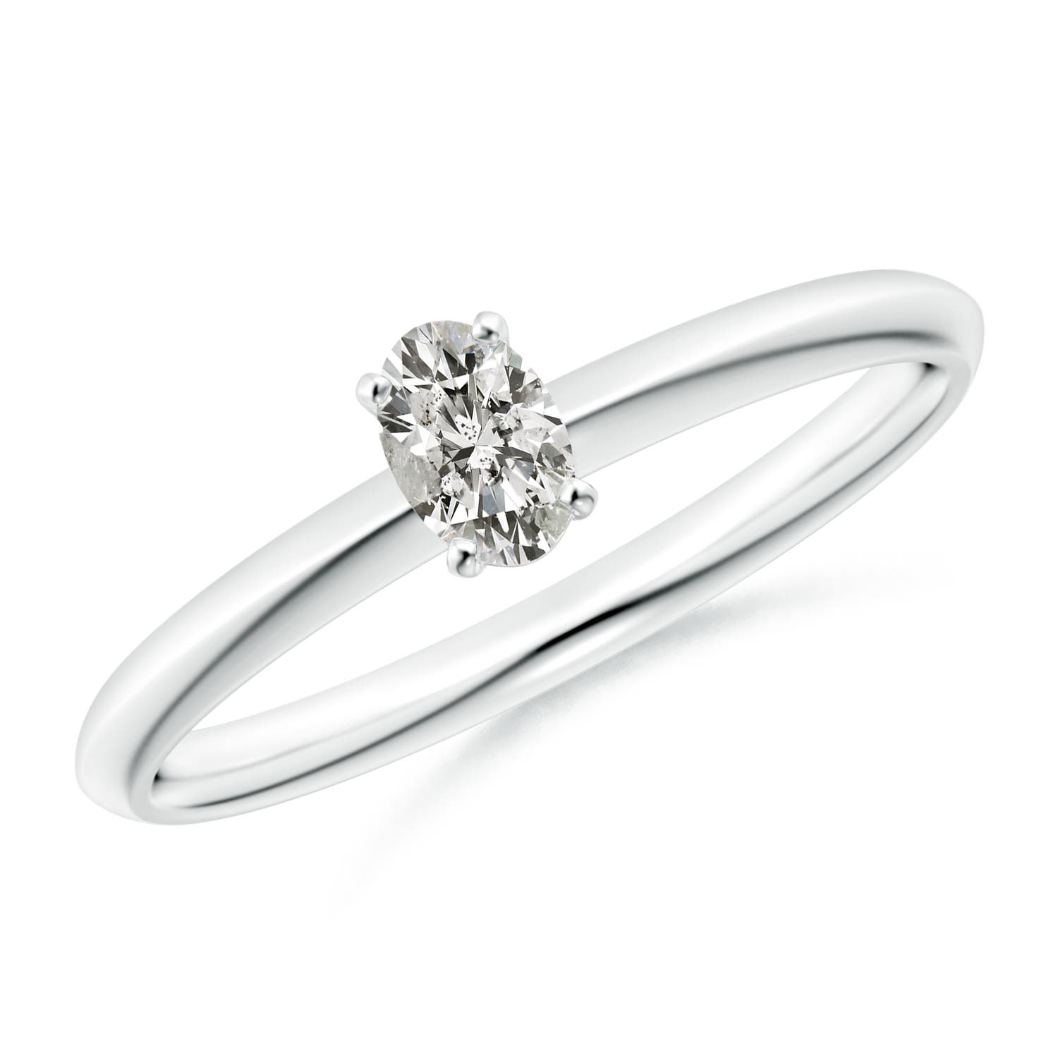 K, I3 / 0.21 CT / 14 KT White Gold