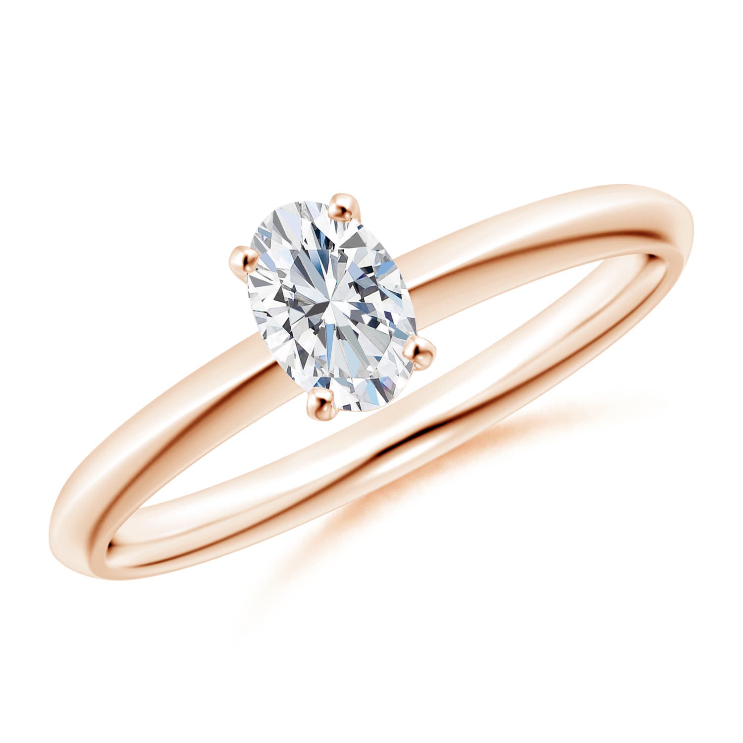 G, VS2 / 0.43 CT / 14 KT Rose Gold