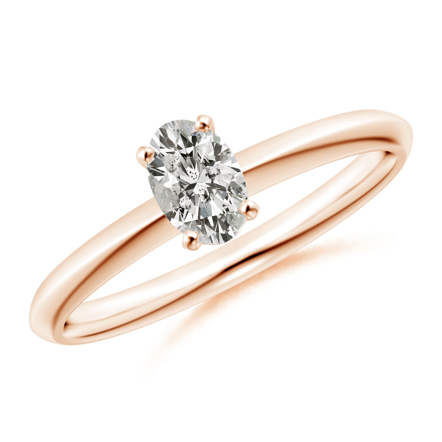 K, I3 / 0.43 CT / 14 KT Rose Gold