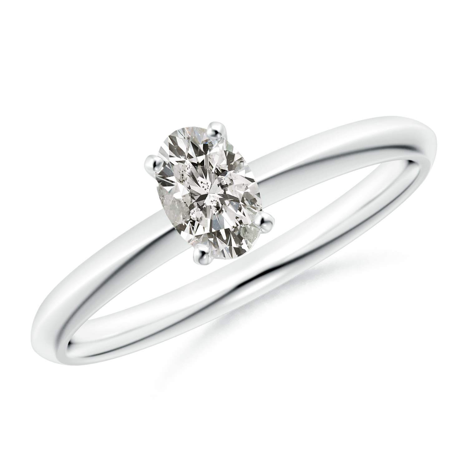 K, I3 / 0.43 CT / 14 KT White Gold