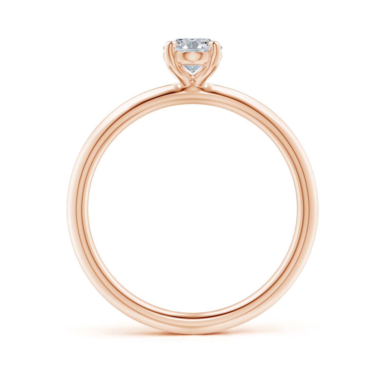 H, SI2 / 0.76 CT / 14 KT Rose Gold