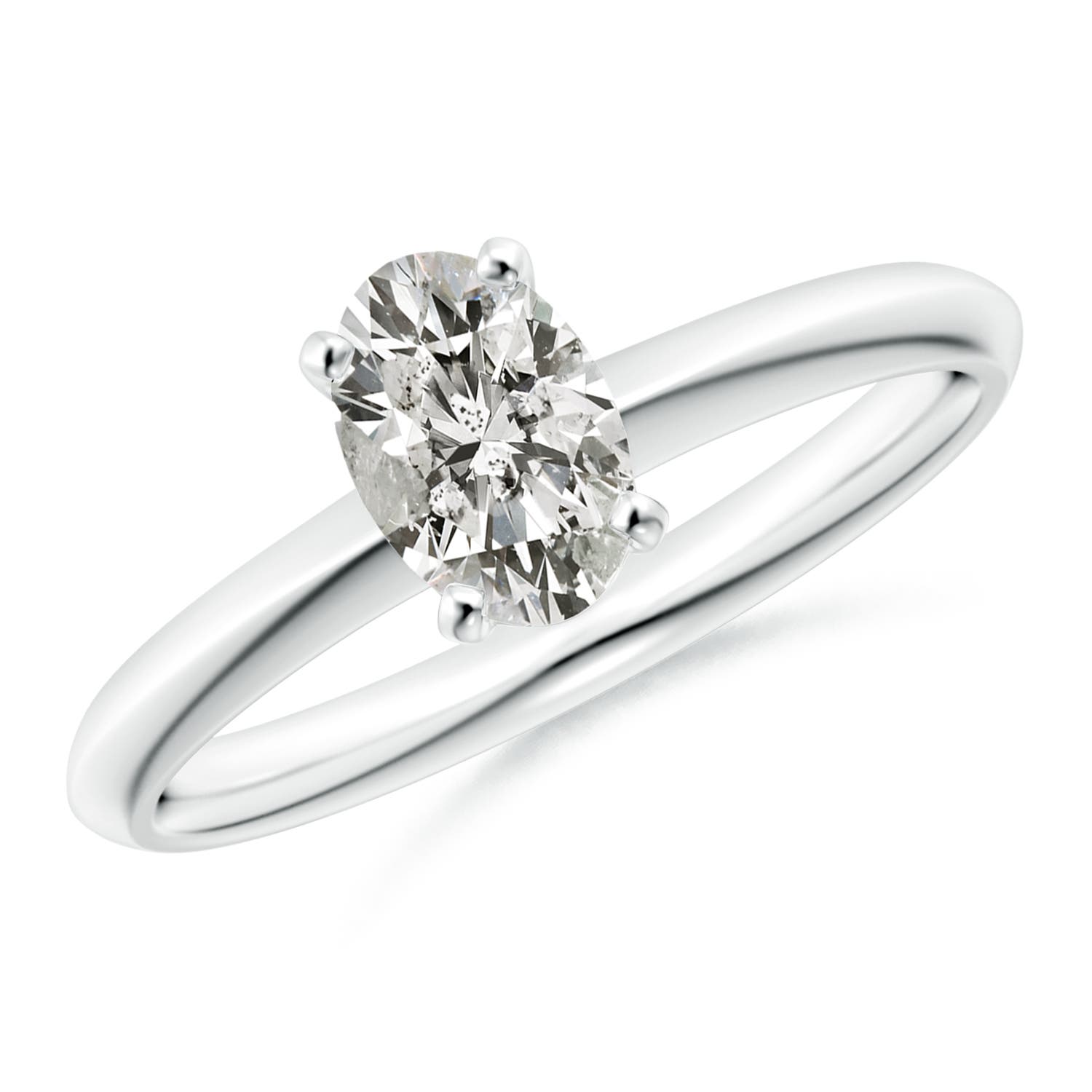 K, I3 / 0.76 CT / 14 KT White Gold