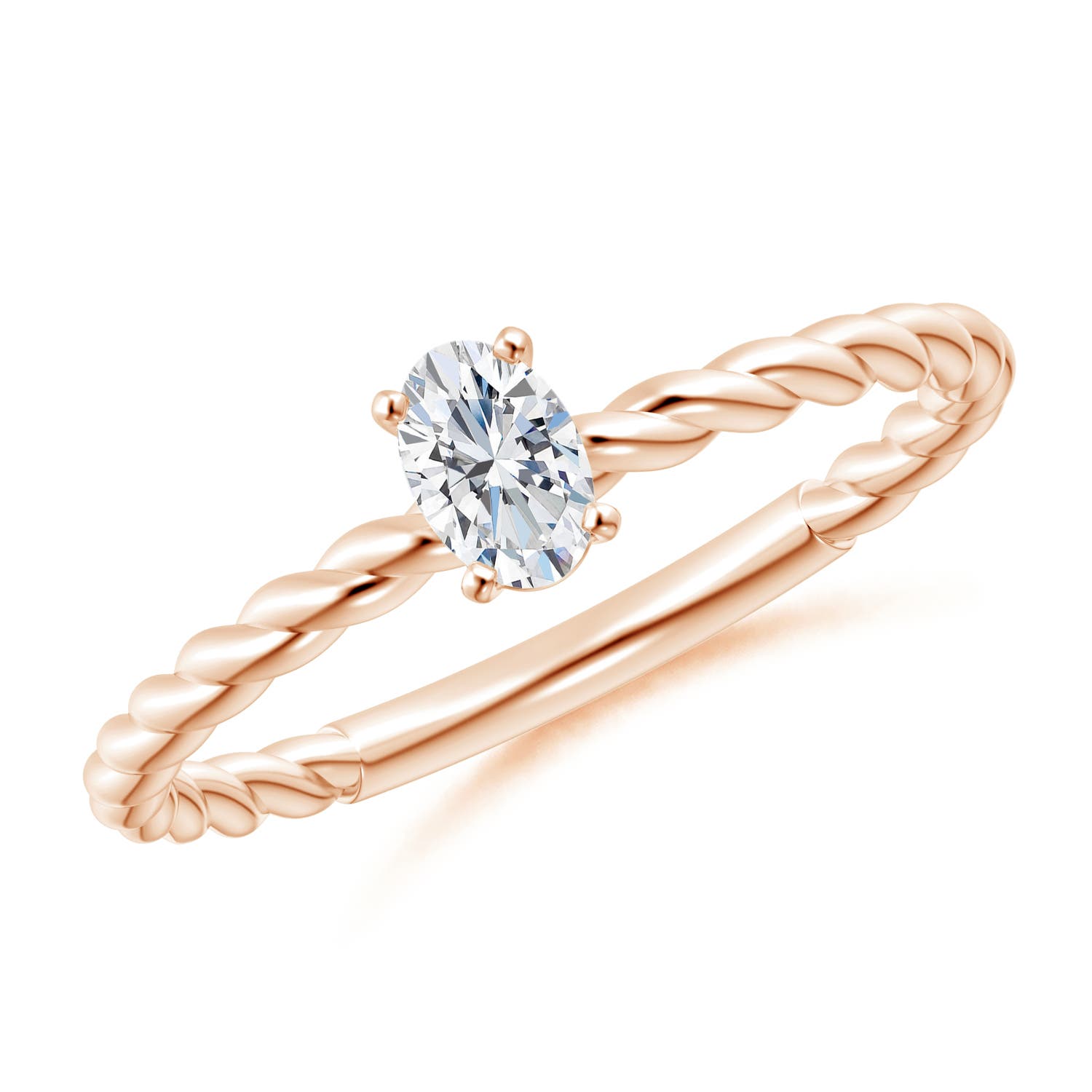 G, VS2 / 0.21 CT / 14 KT Rose Gold