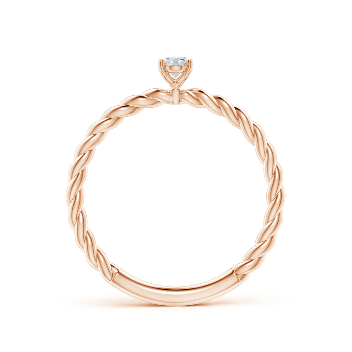 G, VS2 / 0.21 CT / 14 KT Rose Gold