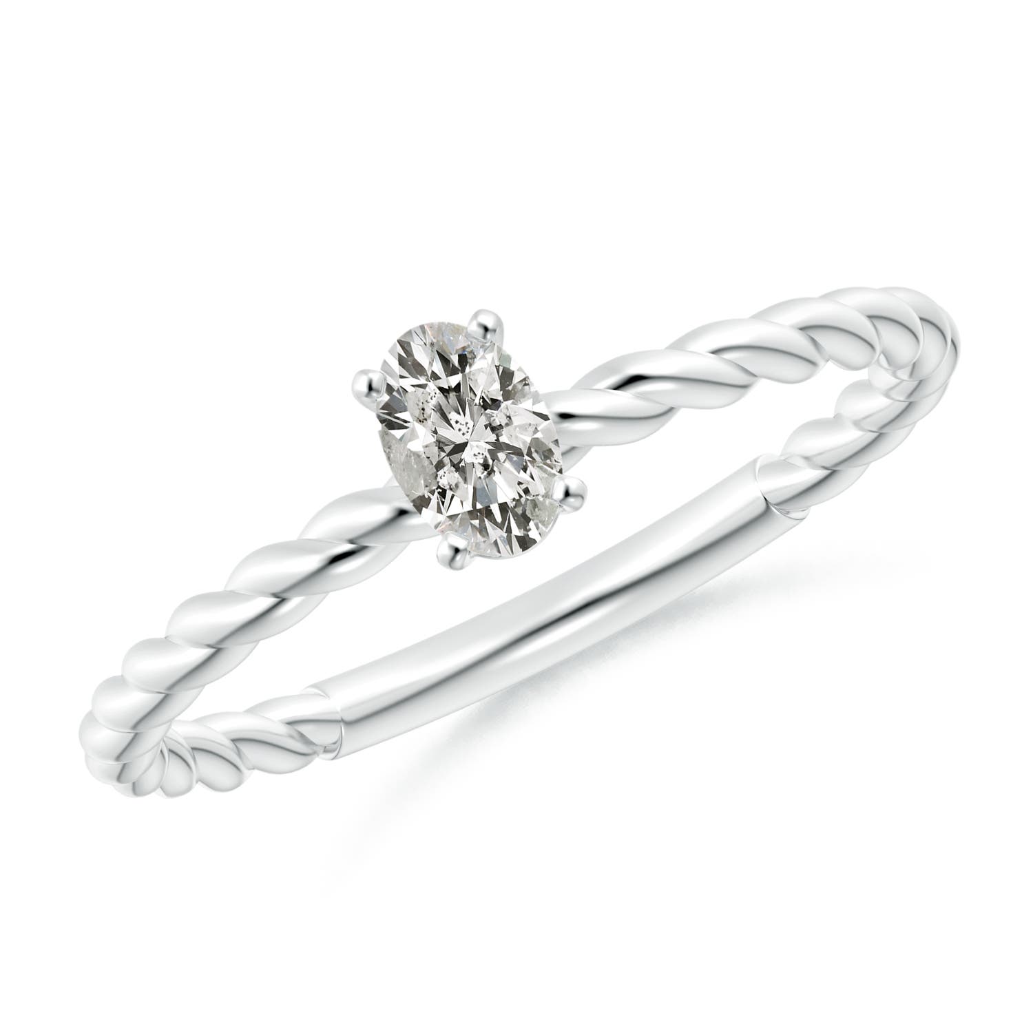 K, I3 / 0.21 CT / 14 KT White Gold