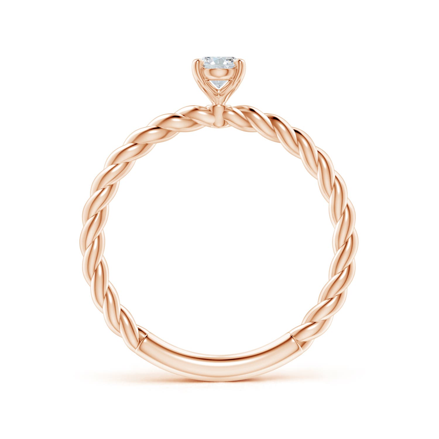 G, VS2 / 0.43 CT / 14 KT Rose Gold