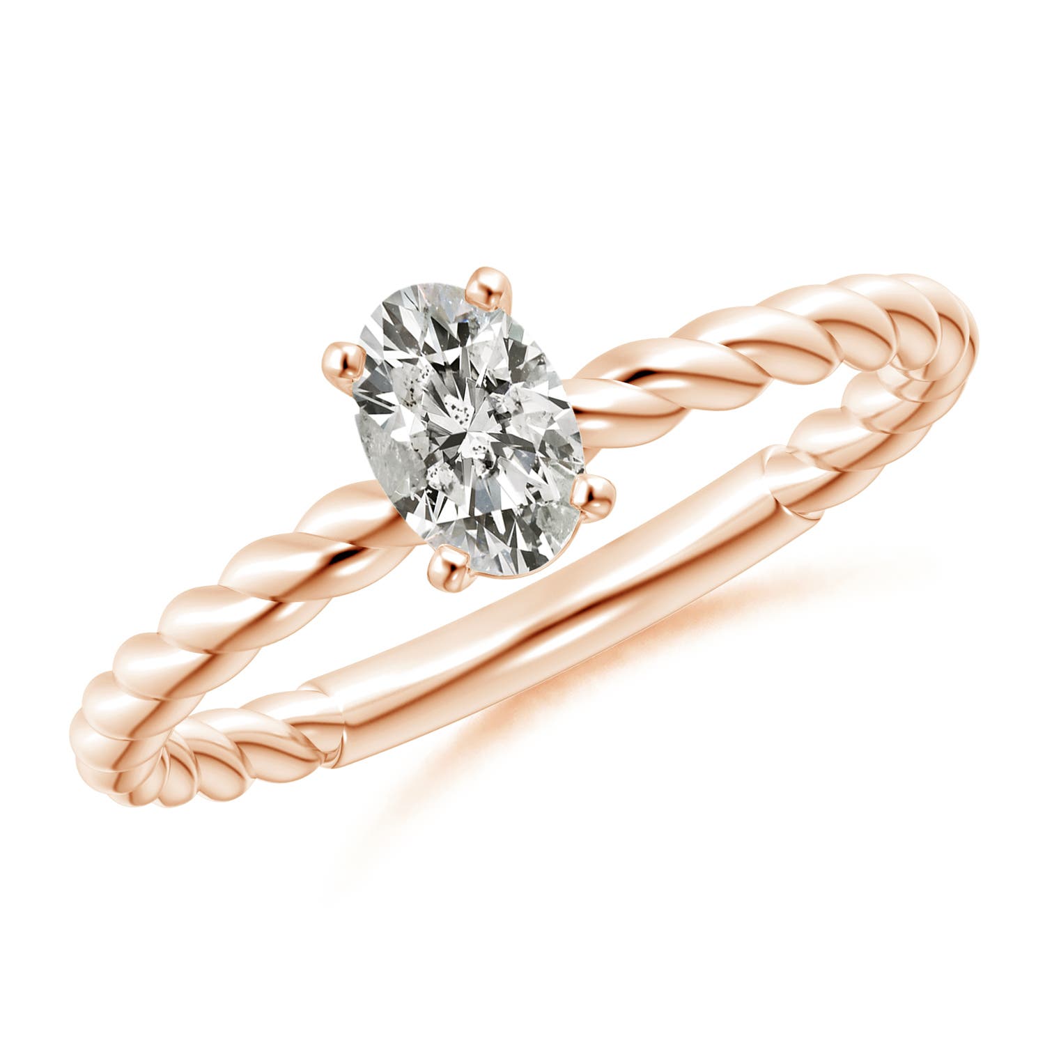 K, I3 / 0.43 CT / 14 KT Rose Gold