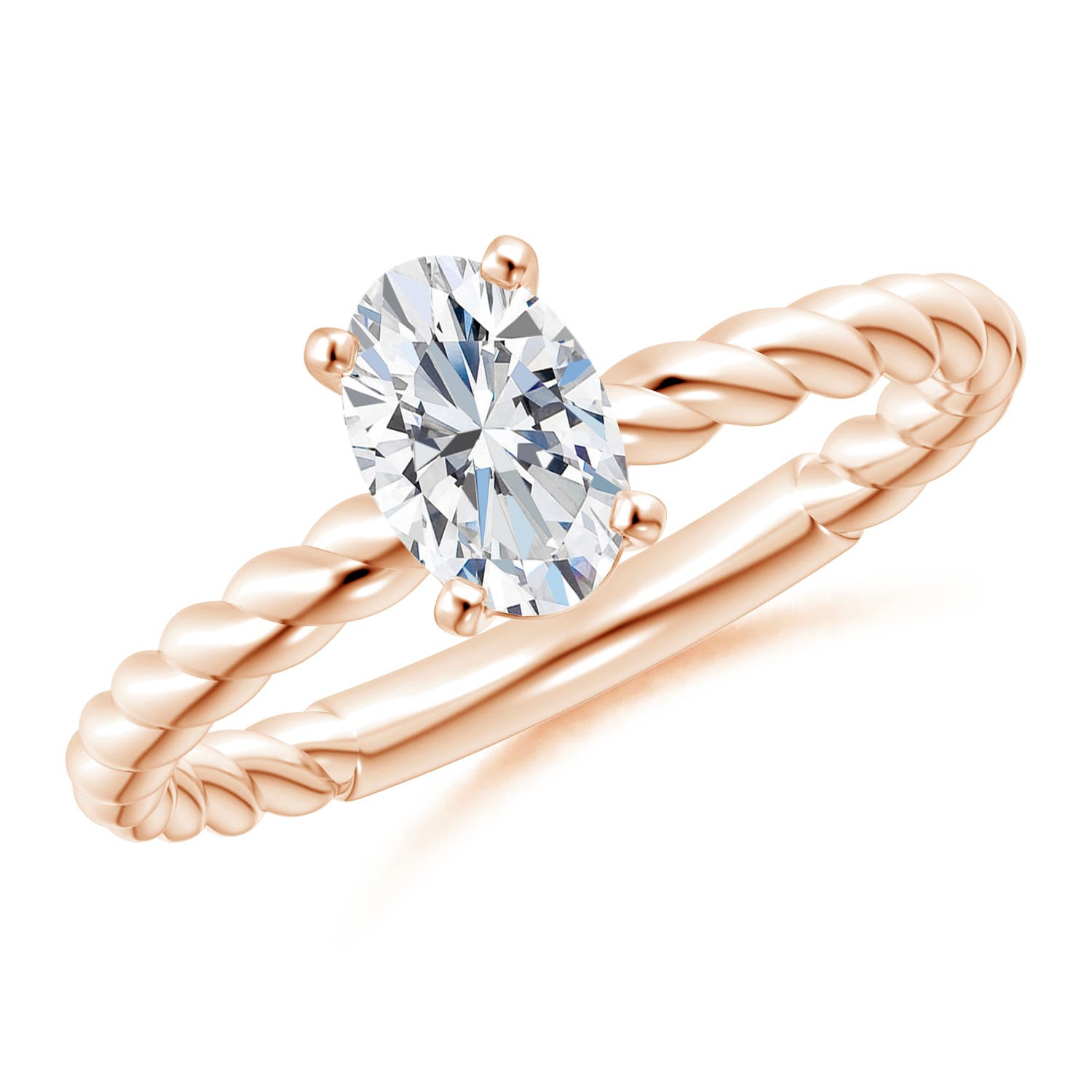 G, VS2 / 0.76 CT / 14 KT Rose Gold