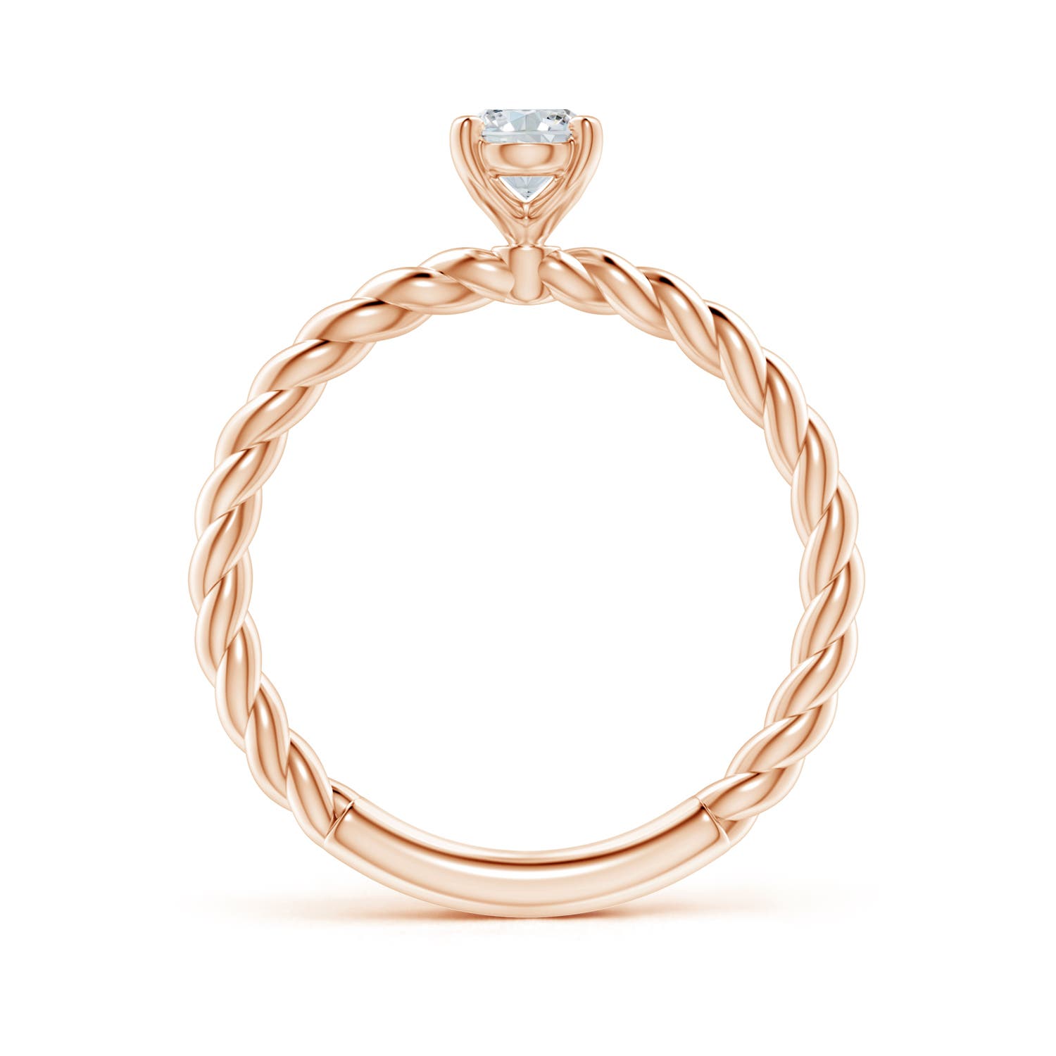 G, VS2 / 0.76 CT / 14 KT Rose Gold