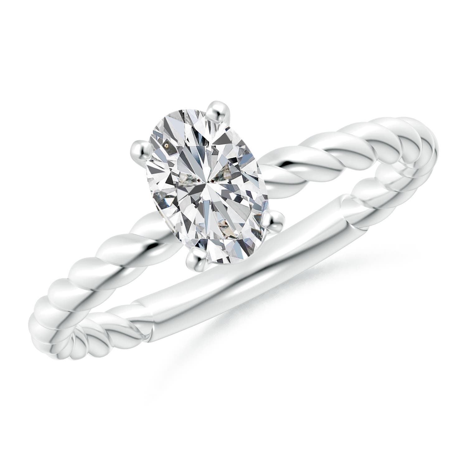 H, SI2 / 0.76 CT / 14 KT White Gold