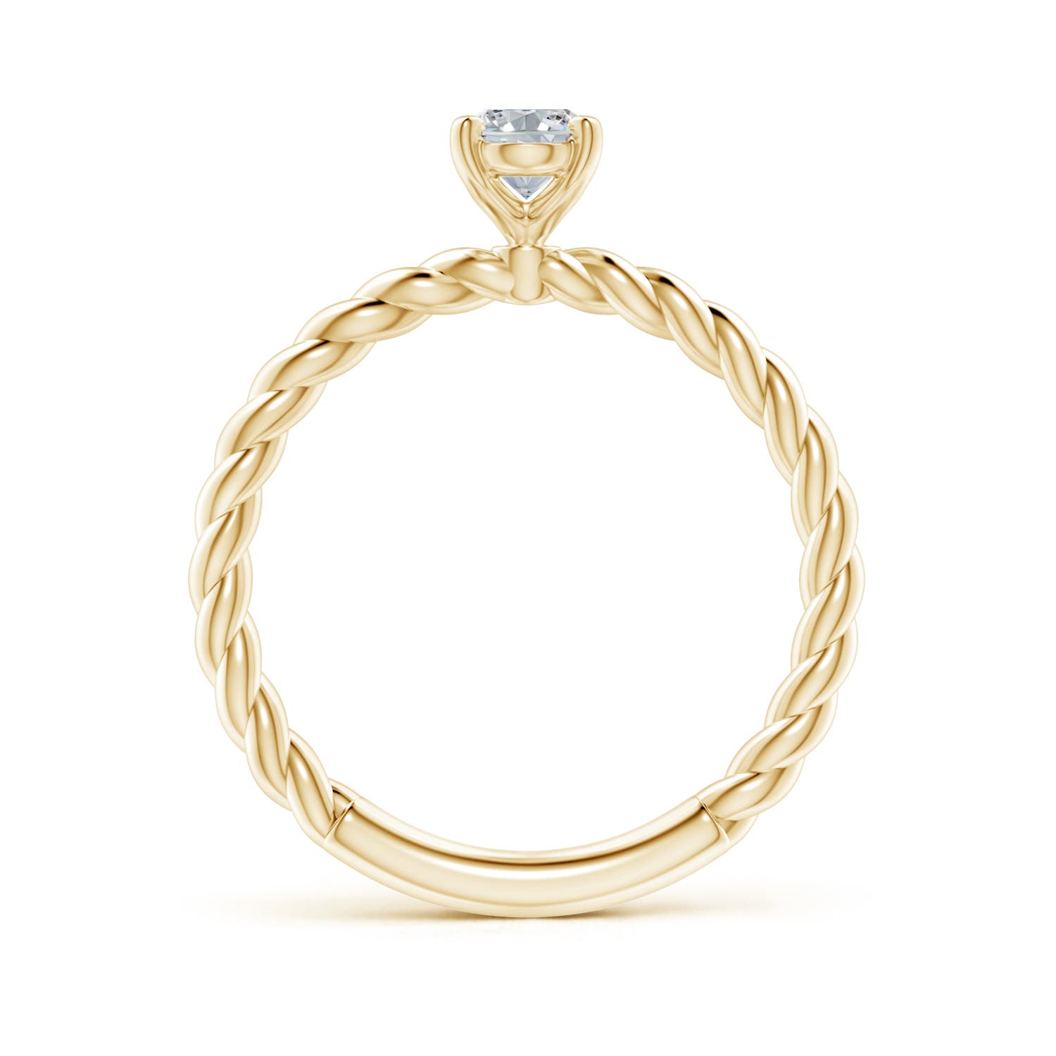 H, SI2 / 0.76 CT / 14 KT Yellow Gold