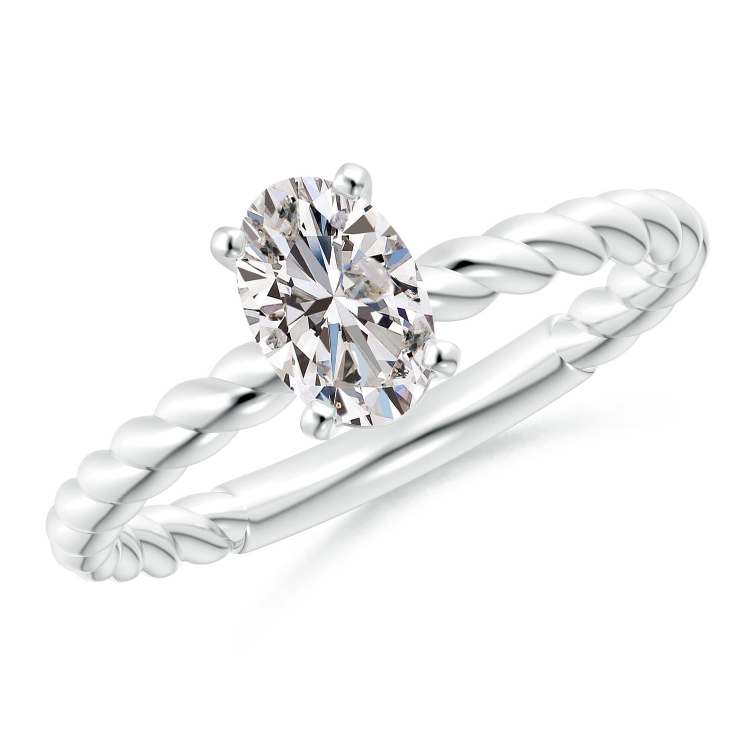 I-J, I1-I2 / 0.76 CT / 14 KT White Gold