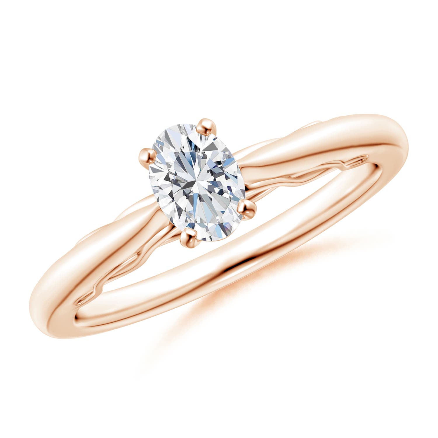 F-G, VS / 0.43 CT / 14 KT Rose Gold