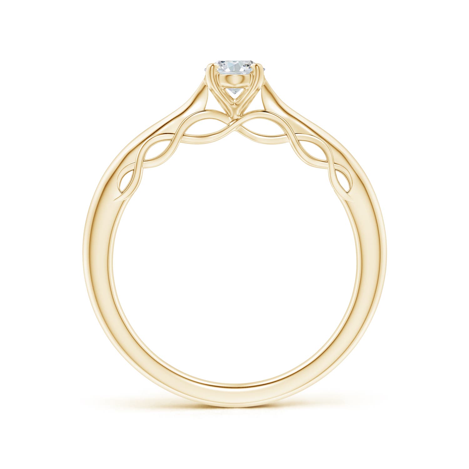 G, VS2 / 0.43 CT / 14 KT Yellow Gold