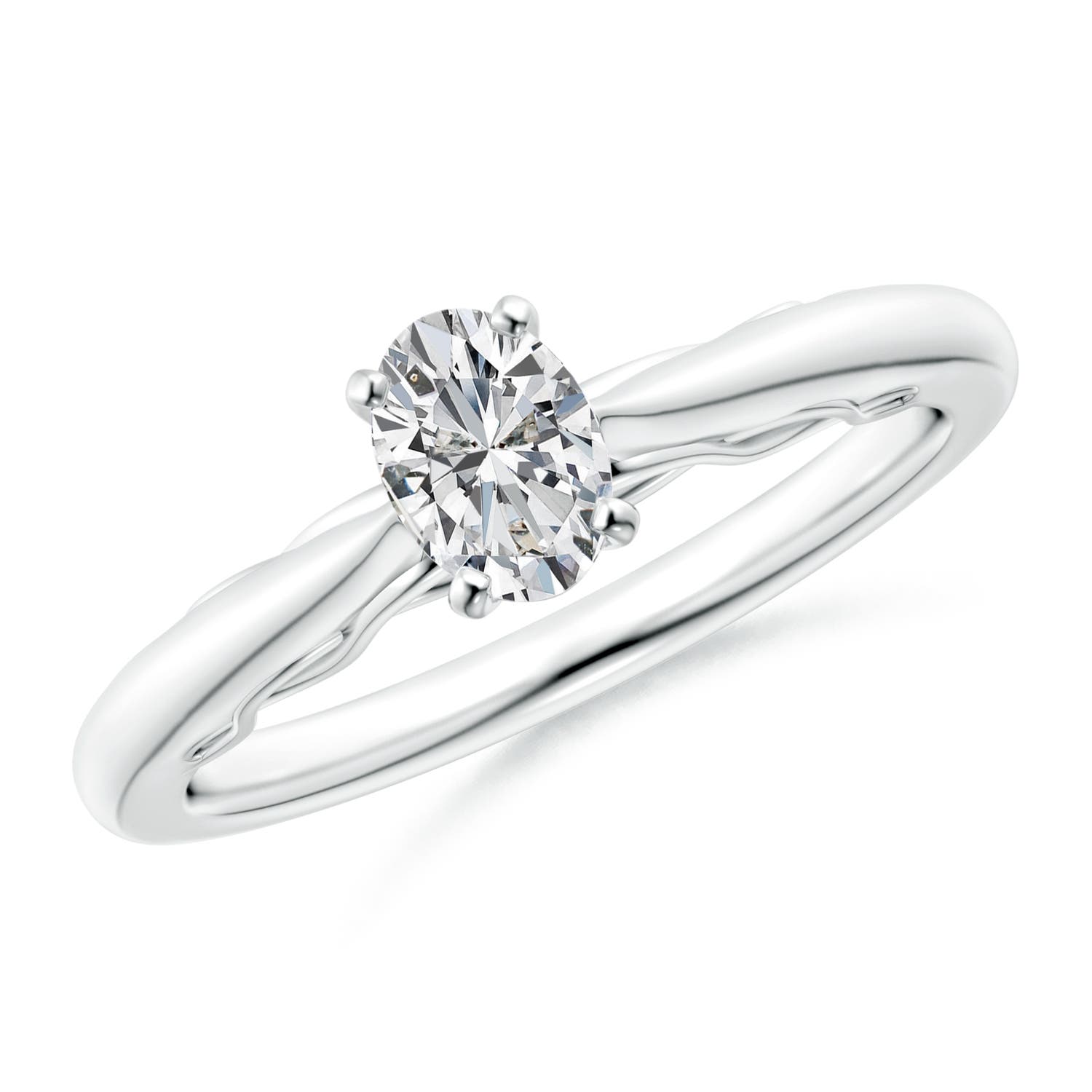 H, SI2 / 0.43 CT / 14 KT White Gold