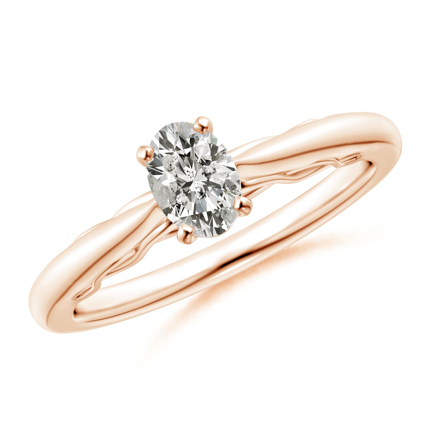 K, I3 / 0.43 CT / 14 KT Rose Gold