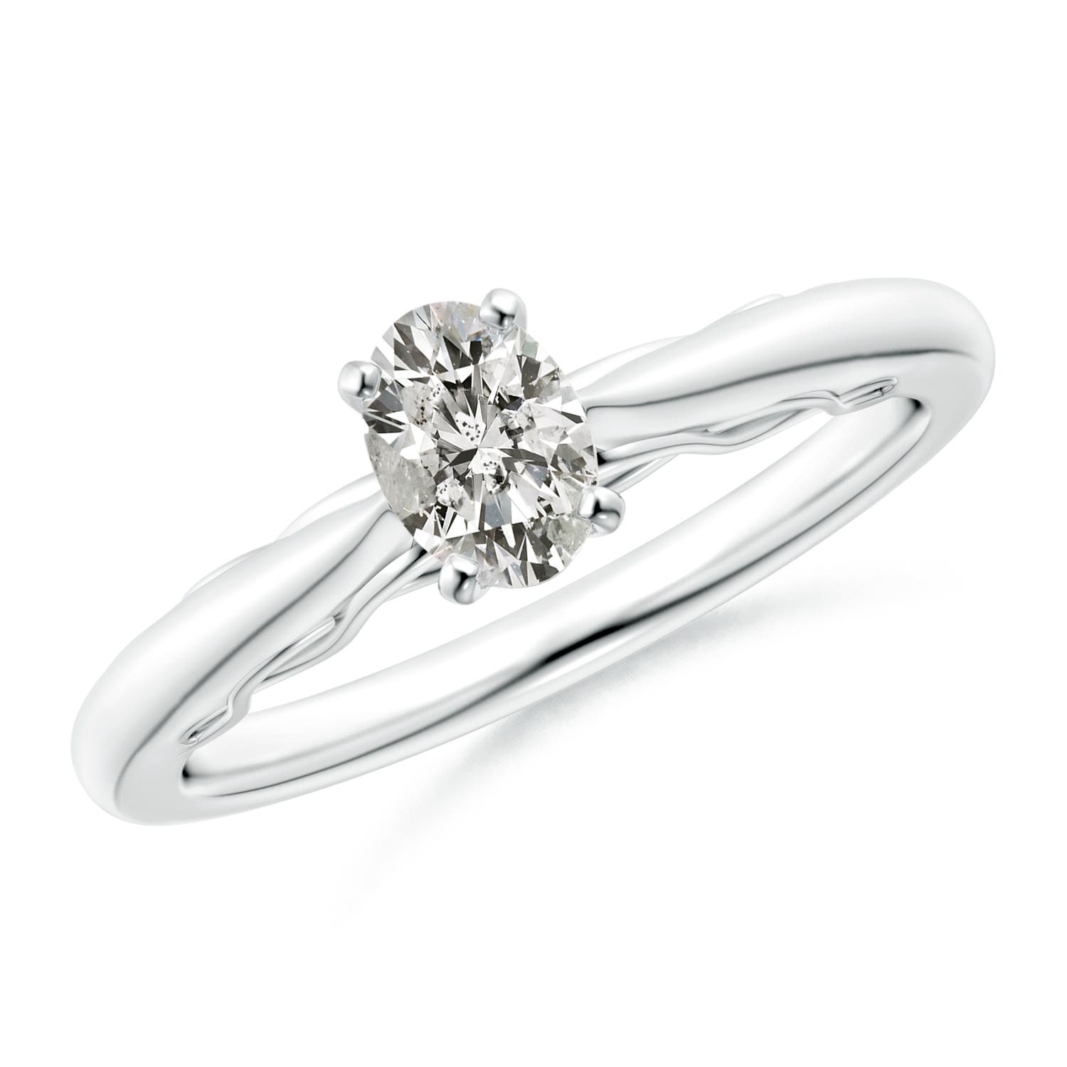 K, I3 / 0.43 CT / 14 KT White Gold