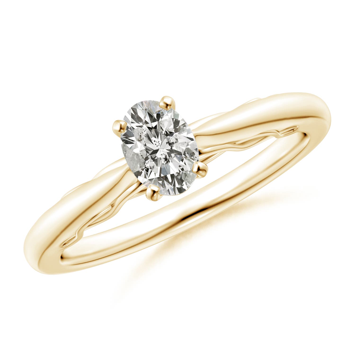 K, I3 / 0.43 CT / 14 KT Yellow Gold