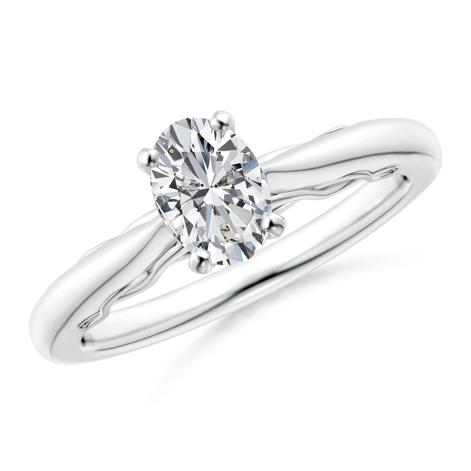 H, SI2 / 0.76 CT / 14 KT White Gold