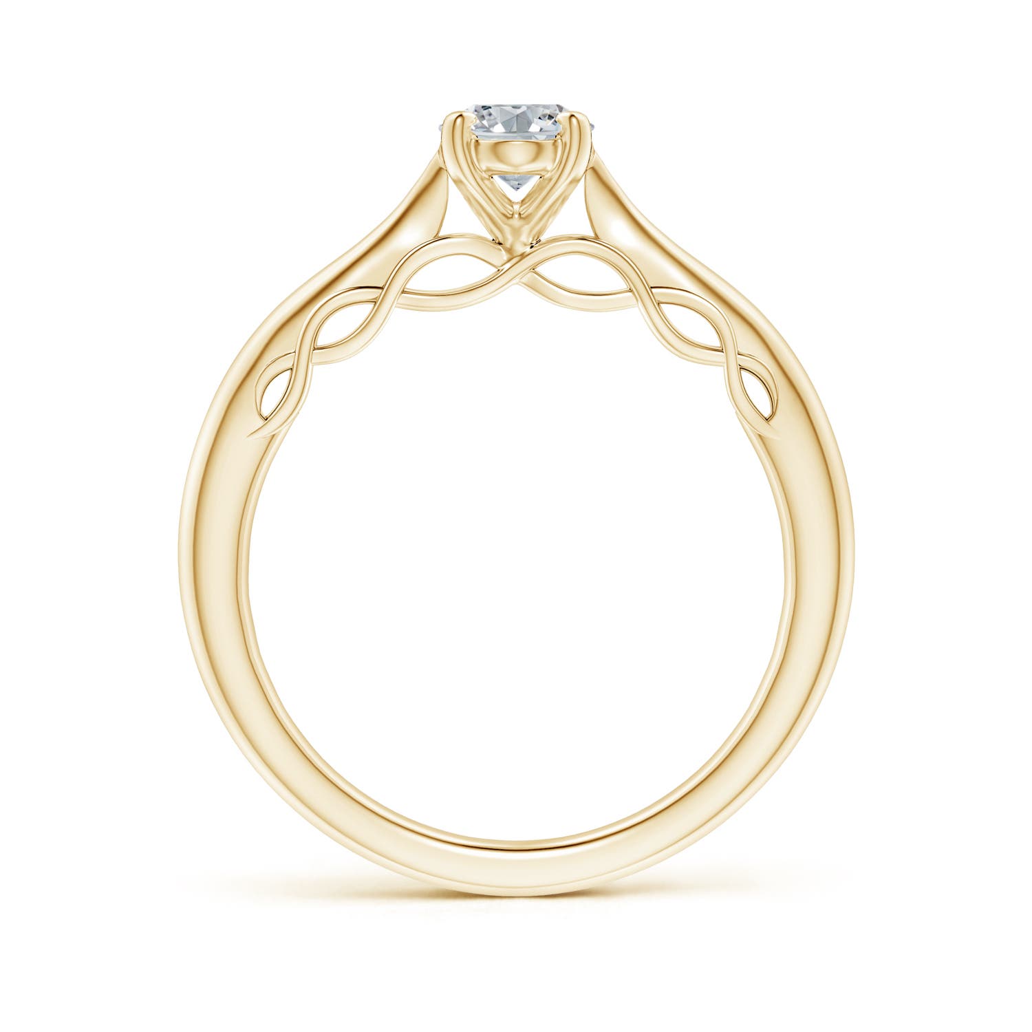 H, SI2 / 0.76 CT / 14 KT Yellow Gold