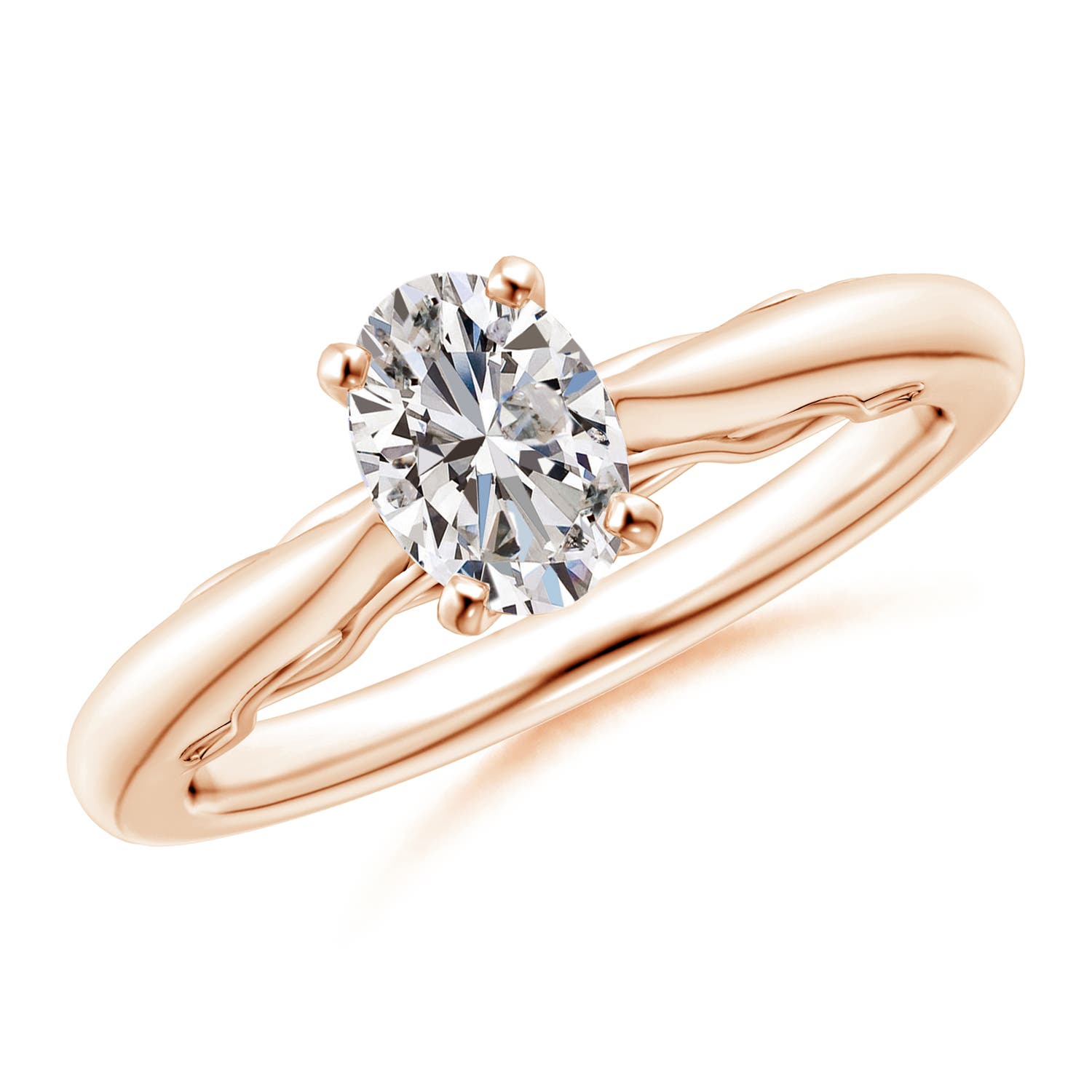 I-J, I1-I2 / 0.76 CT / 14 KT Rose Gold