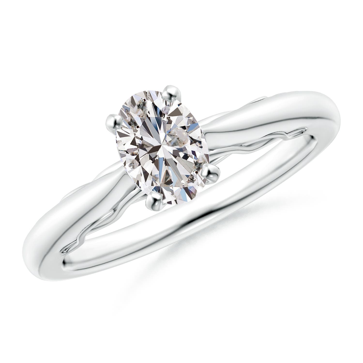 I-J, I1-I2 / 0.76 CT / 14 KT White Gold