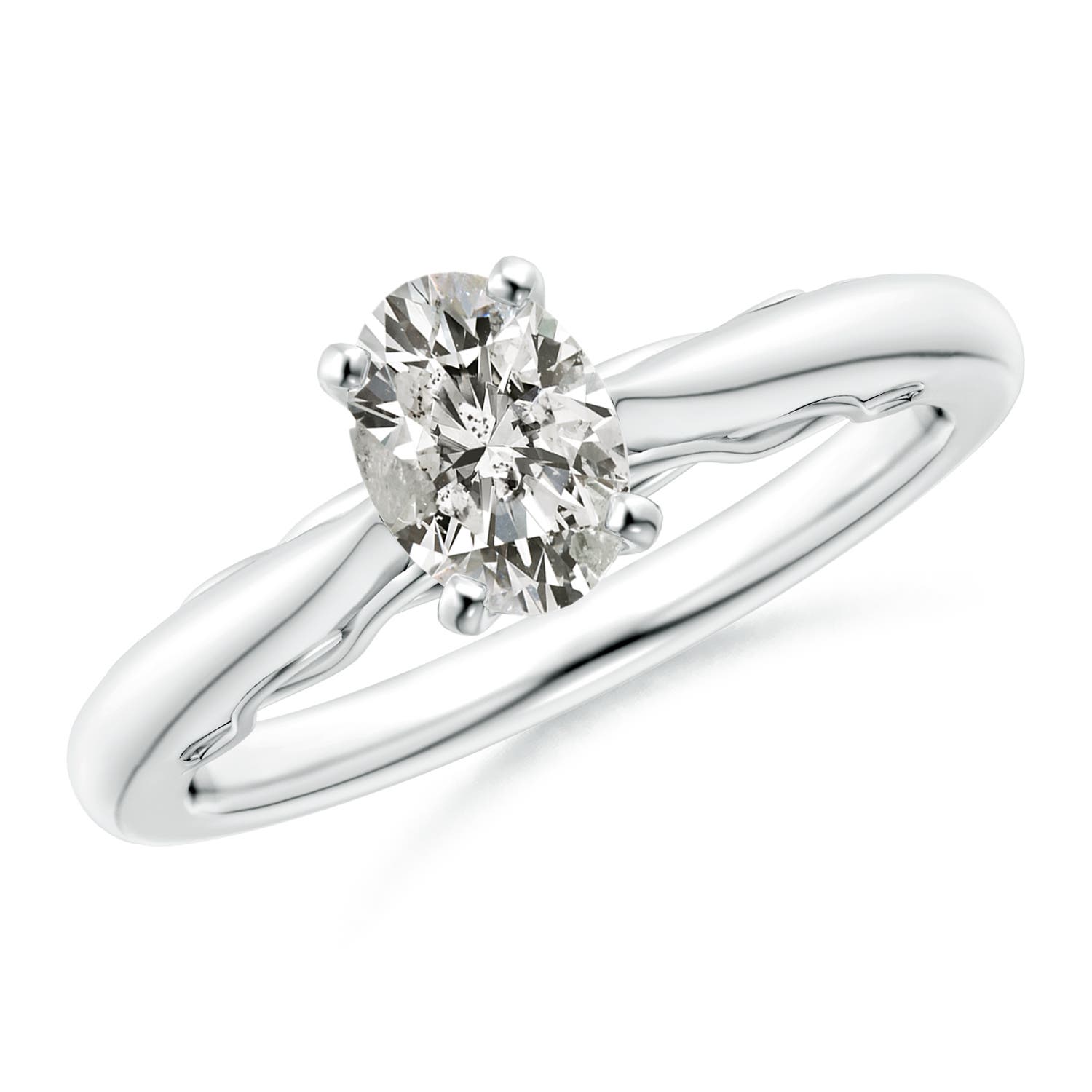 K, I3 / 0.76 CT / 14 KT White Gold