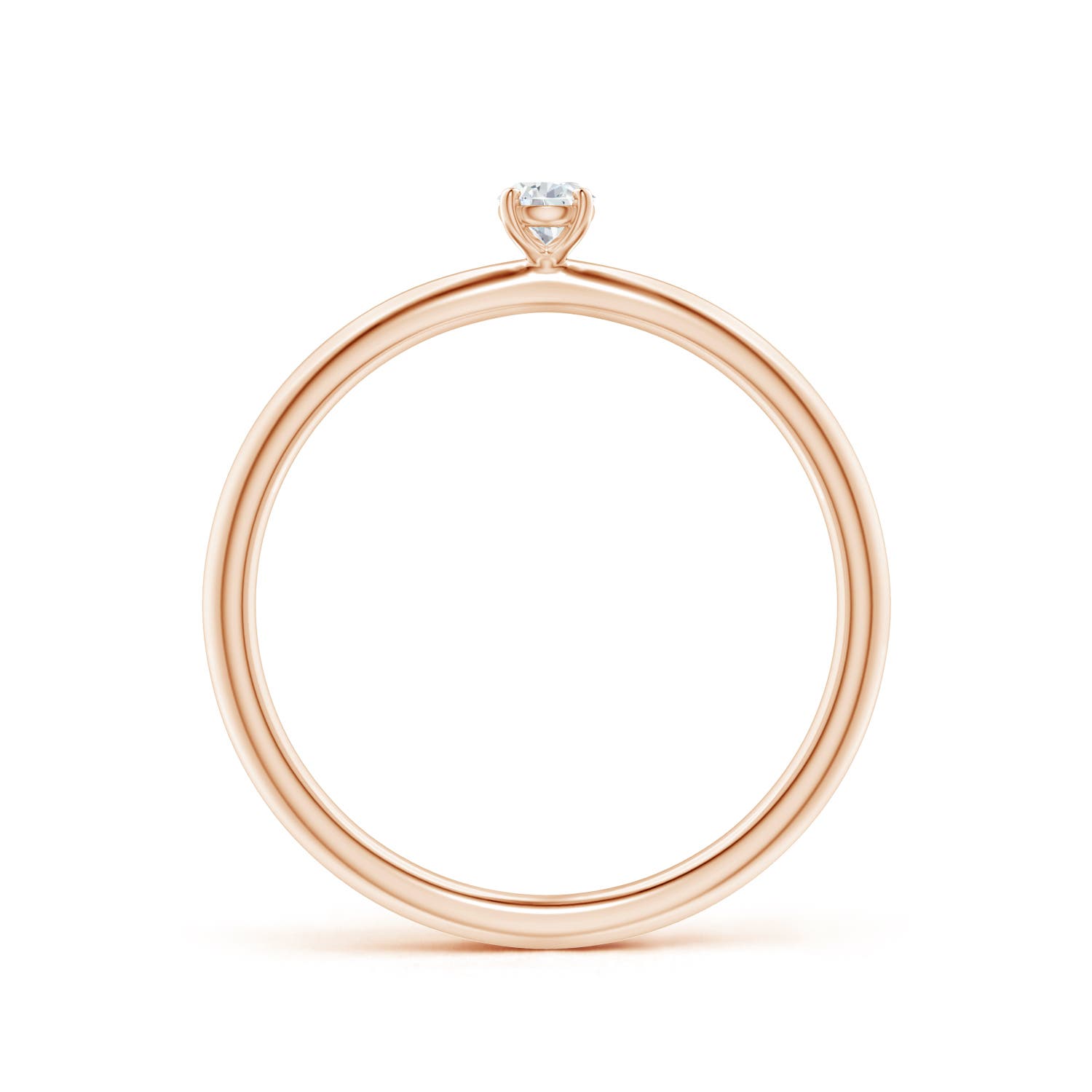 G, VS2 / 0.18 CT / 14 KT Rose Gold