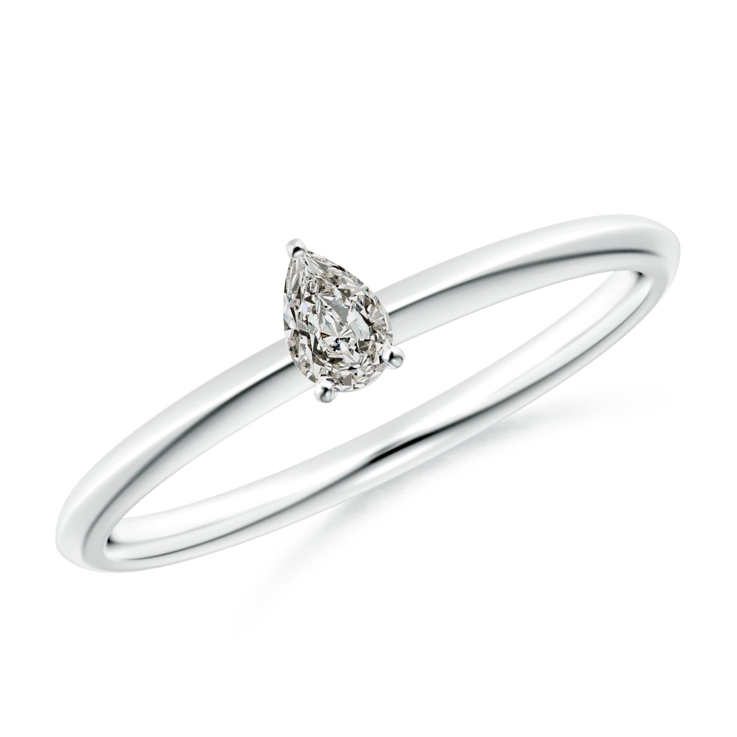 K, I3 / 0.18 CT / 14 KT White Gold