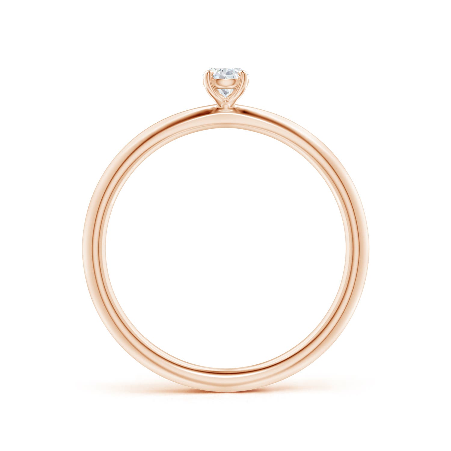 G, VS2 / 0.2 CT / 14 KT Rose Gold