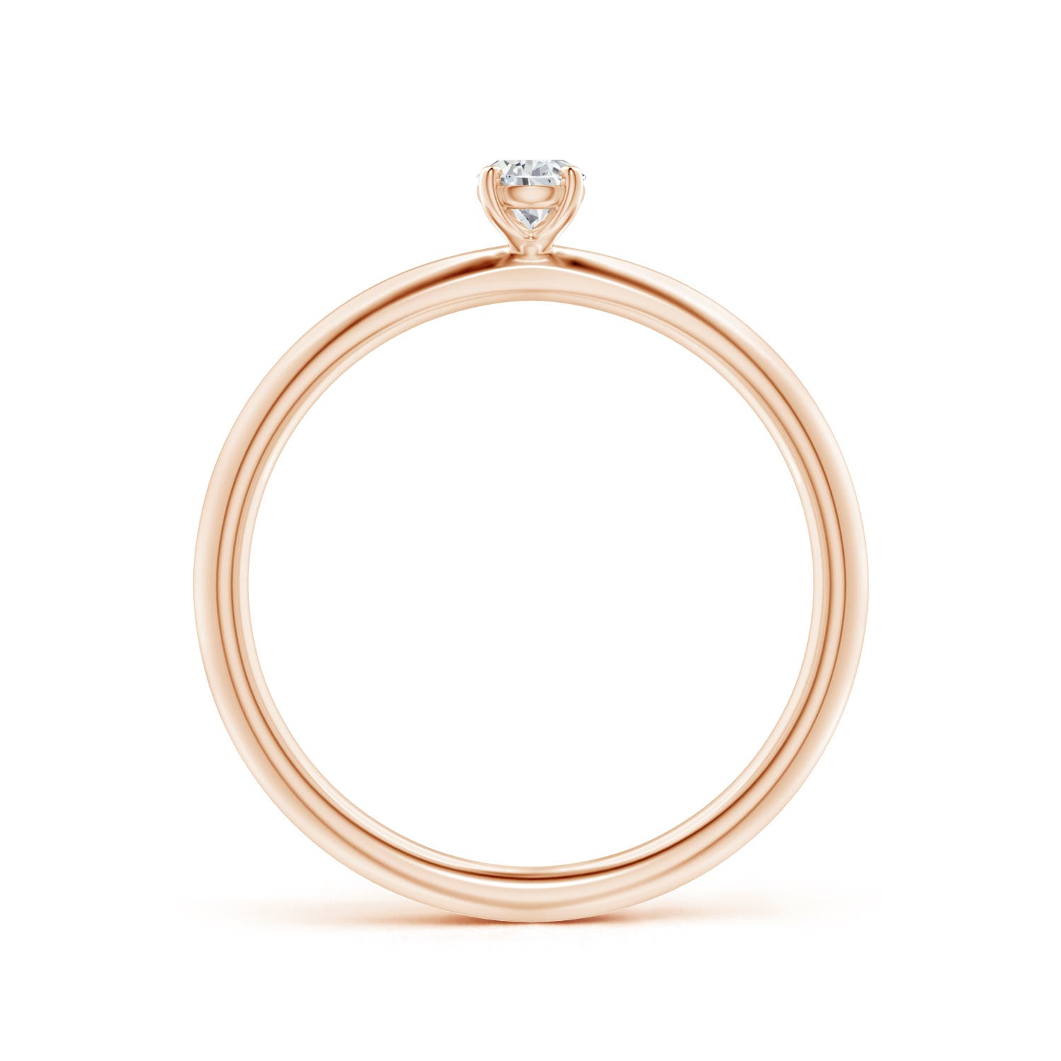 H, SI2 / 0.2 CT / 14 KT Rose Gold