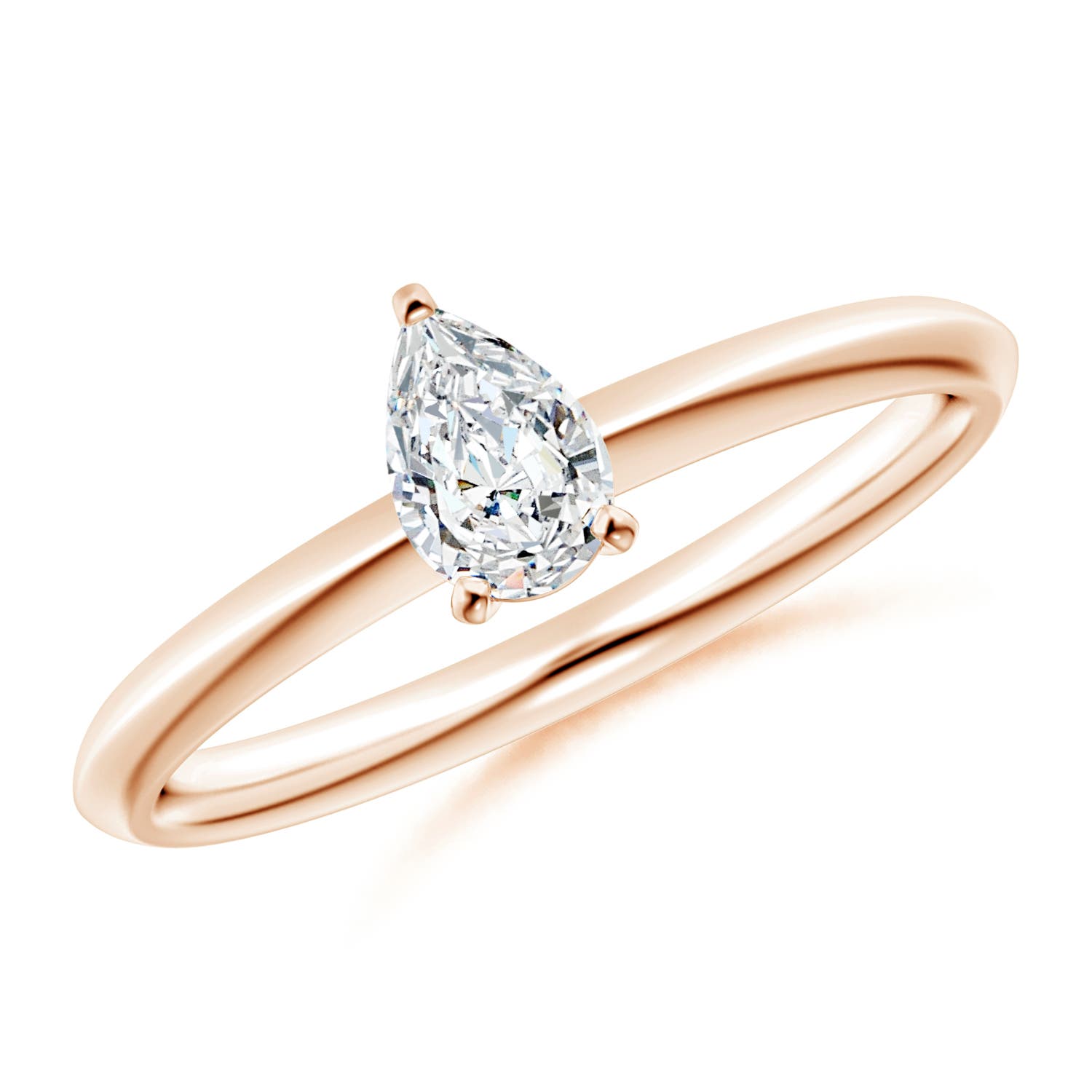 G, VS2 / 0.4 CT / 14 KT Rose Gold