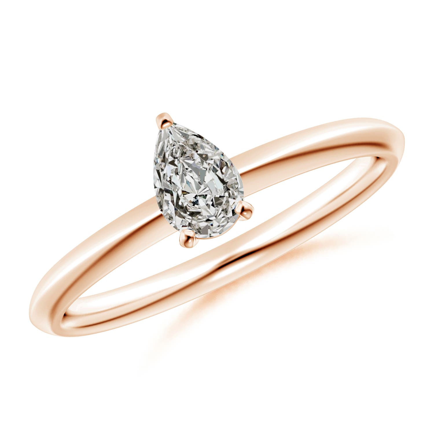 K, I3 / 0.4 CT / 14 KT Rose Gold