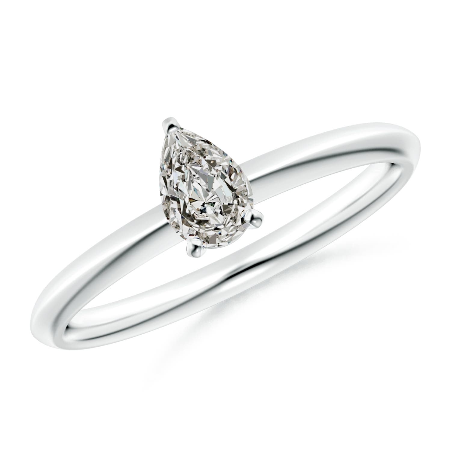 K, I3 / 0.4 CT / 14 KT White Gold