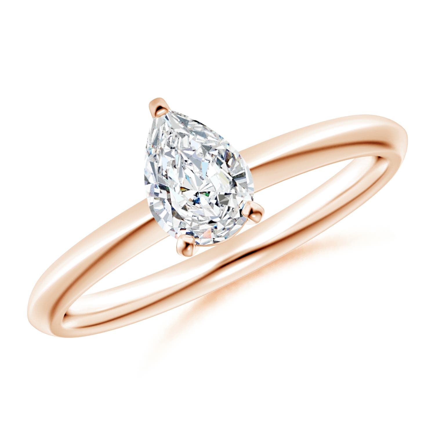 G, VS2 / 0.71 CT / 14 KT Rose Gold