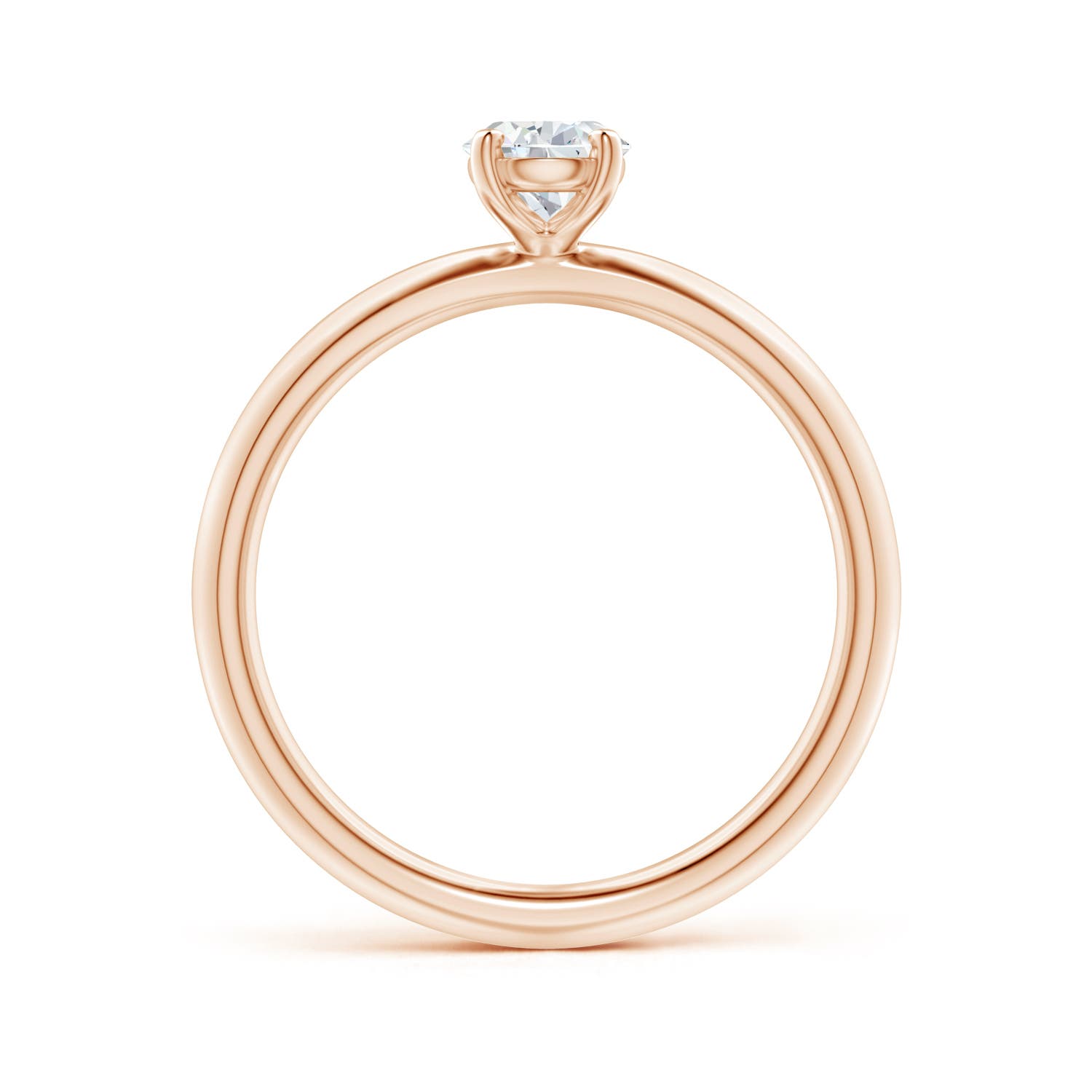 G, VS2 / 0.71 CT / 14 KT Rose Gold