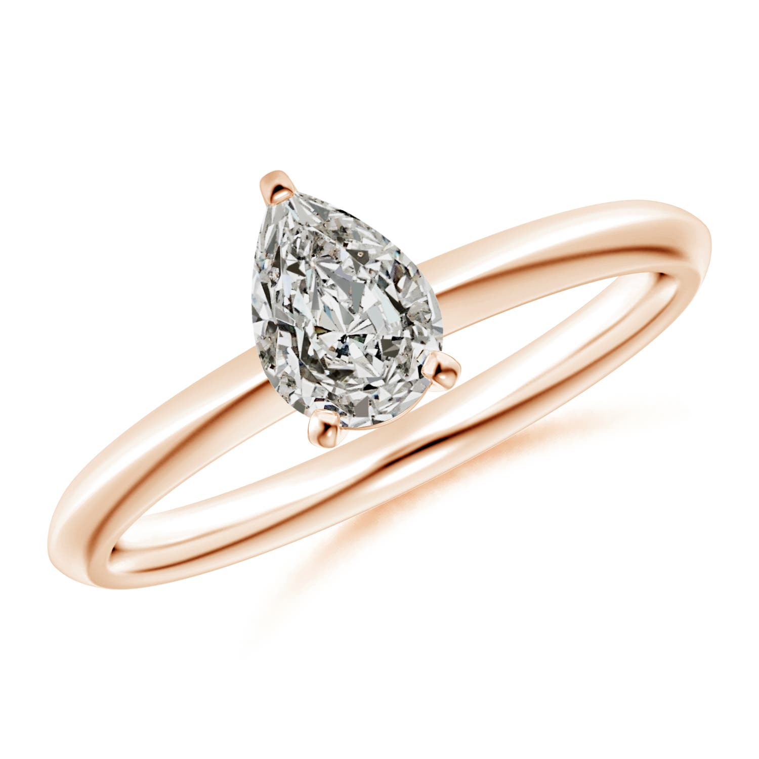 K, I3 / 0.71 CT / 14 KT Rose Gold