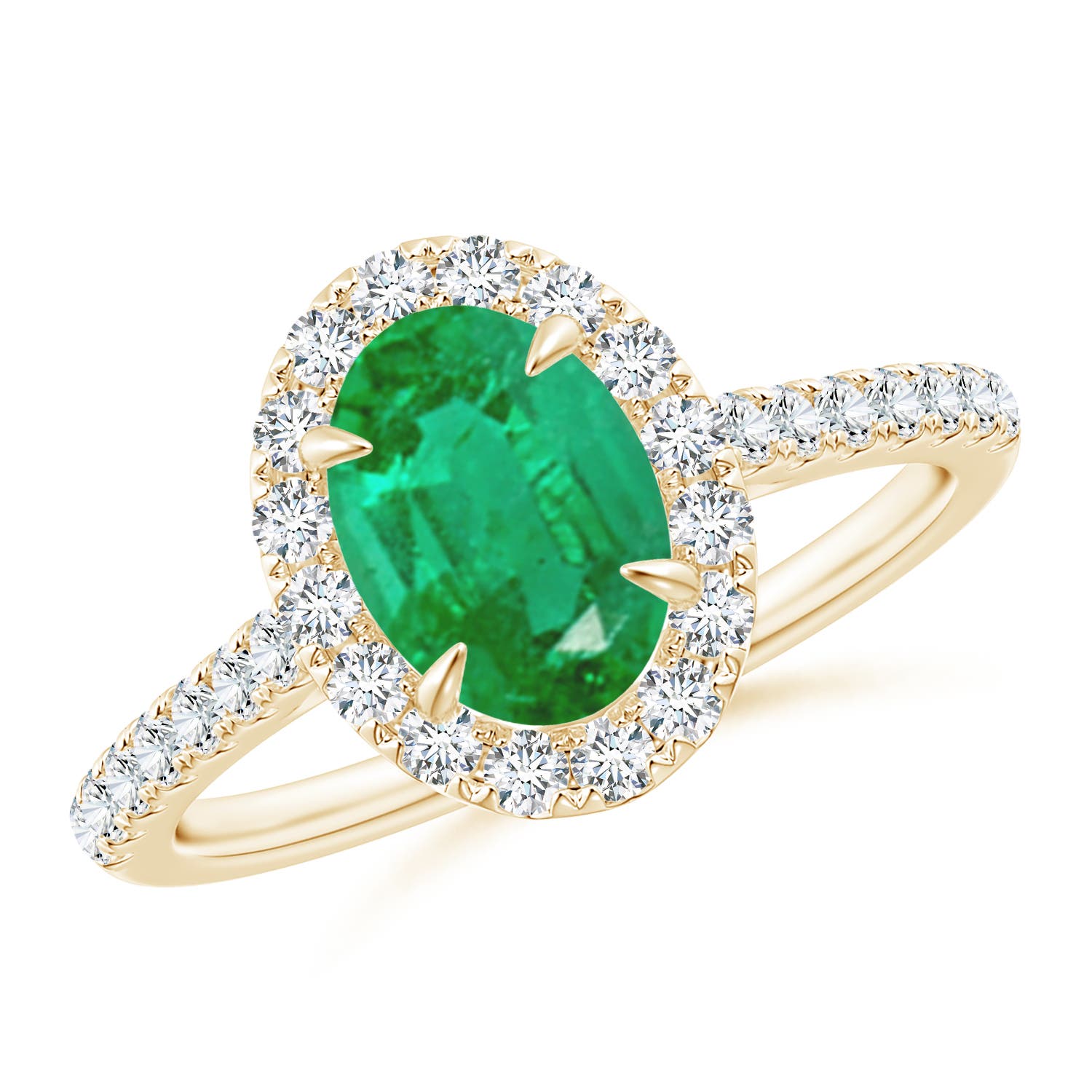 AA - Emerald / 1.55 CT / 14 KT Yellow Gold