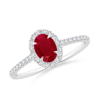 Oval AA Ruby
