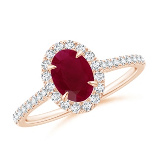 Oval A Ruby