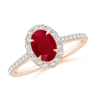Oval AA Ruby